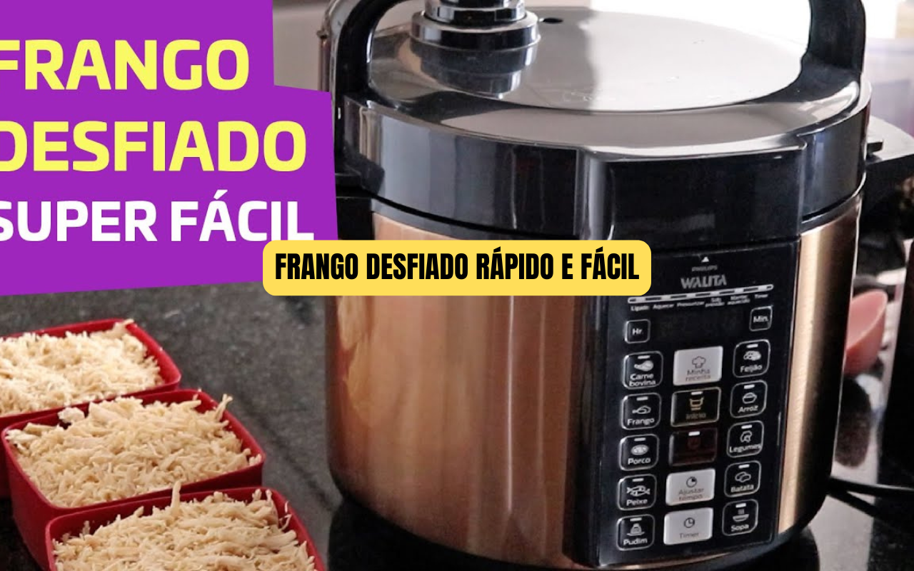 Frango Desfiado Rápido e Fácil na Panela Elétrica: A Solução Prática Que Está Facilitando o Dia a Dia