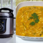 Coloquei mandioca na panela de pressão elétrica e preparei um caldo caseiro cremoso, quentinho e cheio de sabor que todo mundo elogiou