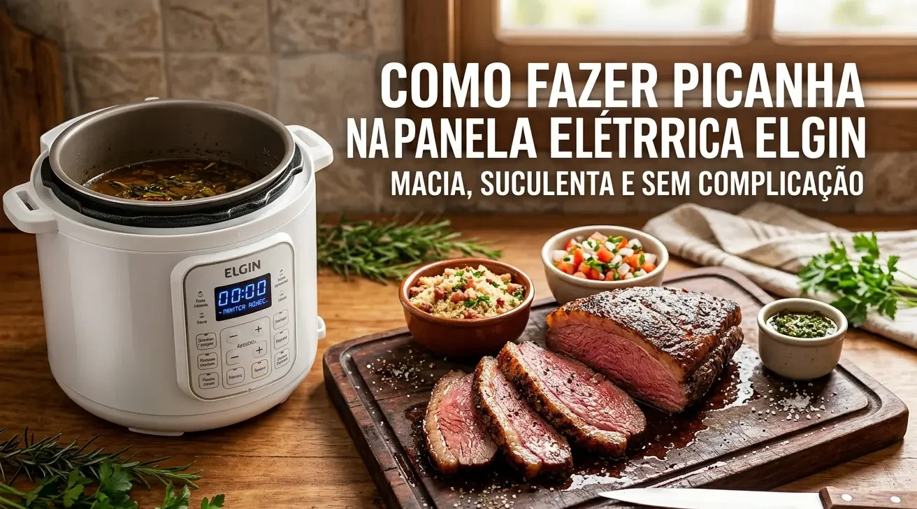 Como Fazer Picanha na Panela Elétrica Elgin: Macia, Suculenta e Sem Complicação